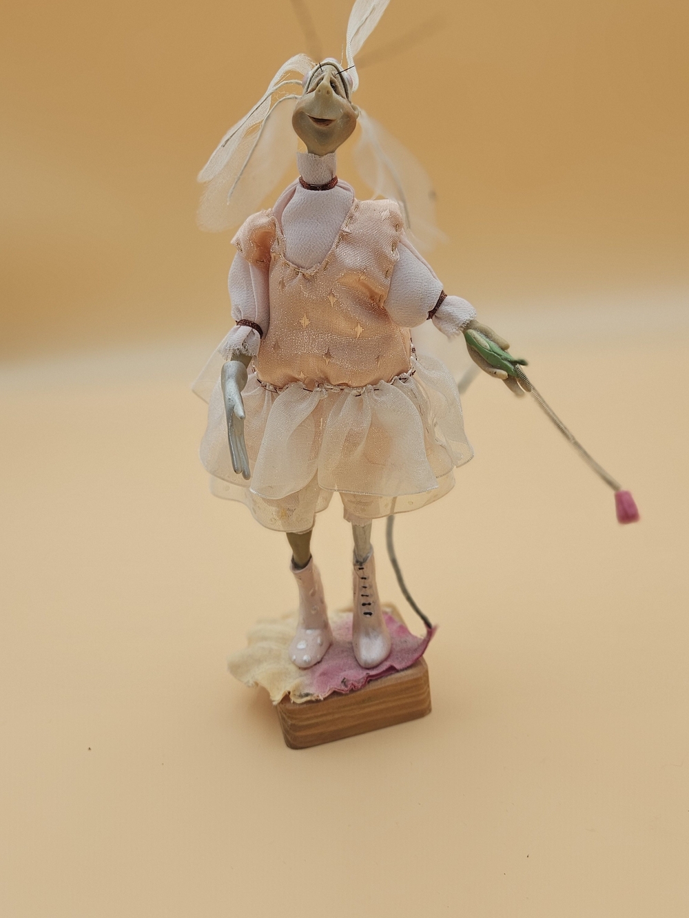 Pink Ballet Figurine Decorative Accent